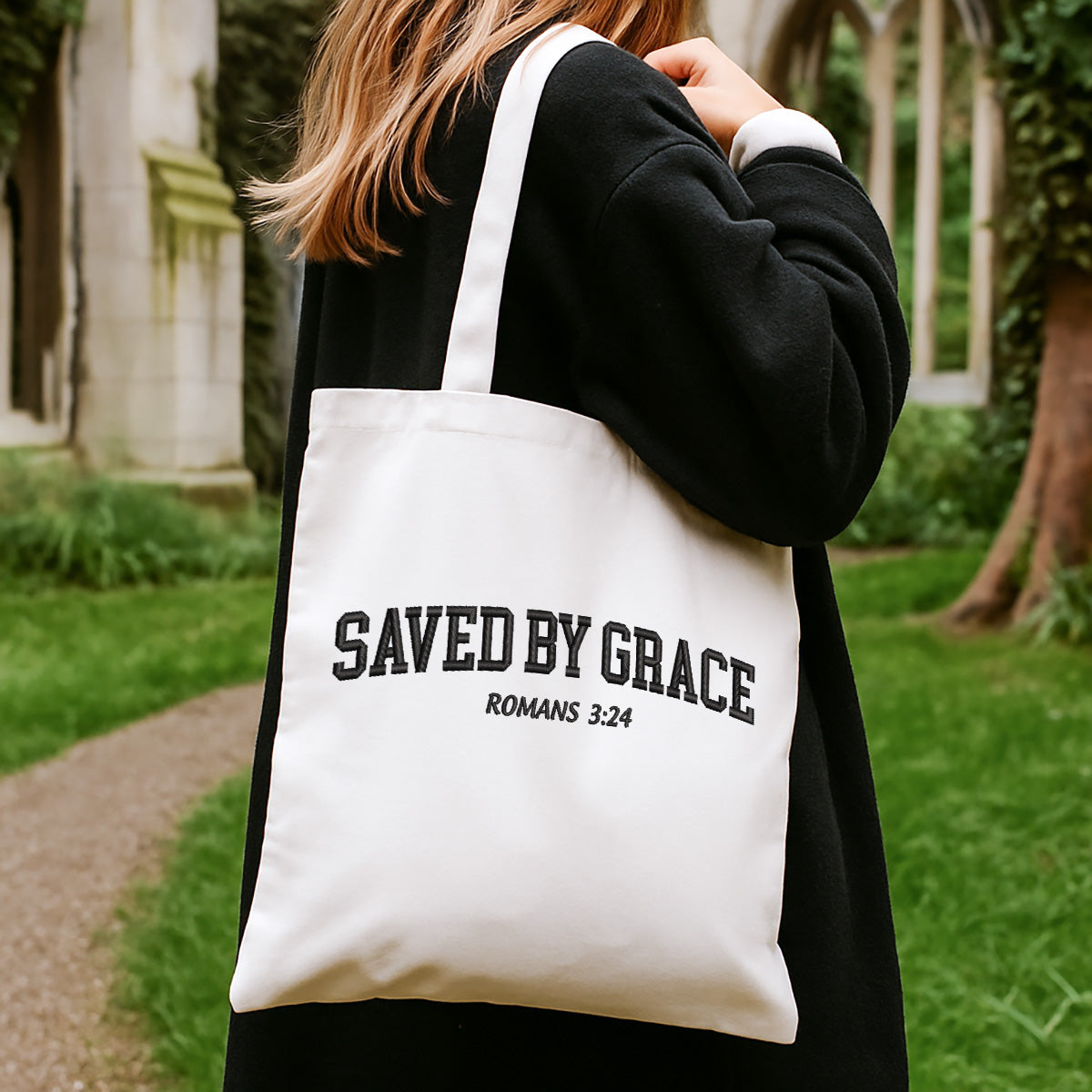 Saved By Grace Embroiderd Tote Bag 1748938668786.jpg