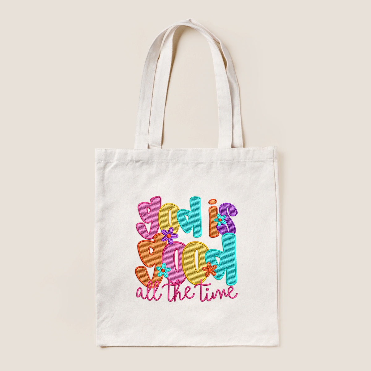 God Is Good Embroiderd Tote Bag 1748938786561.jpg