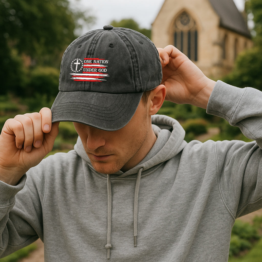One Nation Under God Embroidered Cap 1750756995859.jpg