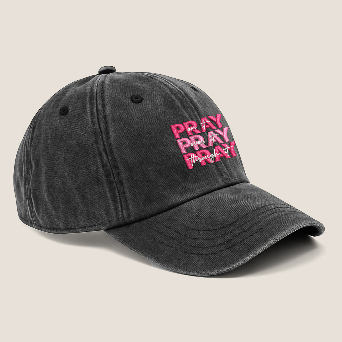 Pray On It Embroidered Cap 1750757156949.jpg