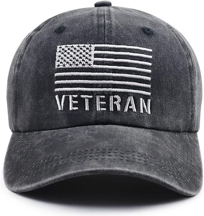 Usa Flag Veteran Hat For Men Women Funny Adjustable Embroidery American Army Military Baseball Cap 1754449815962.jpg