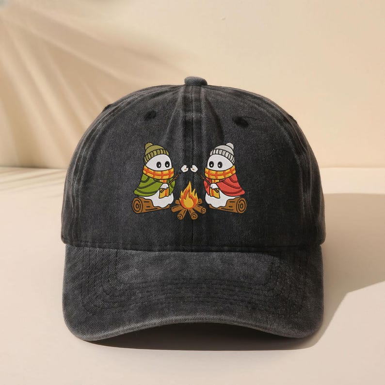 Embroidered Cute Ghosts Camping Embroidered Cap Spooky Season Outdoors Gifts Halloween Cap Gift 1755848758619.png