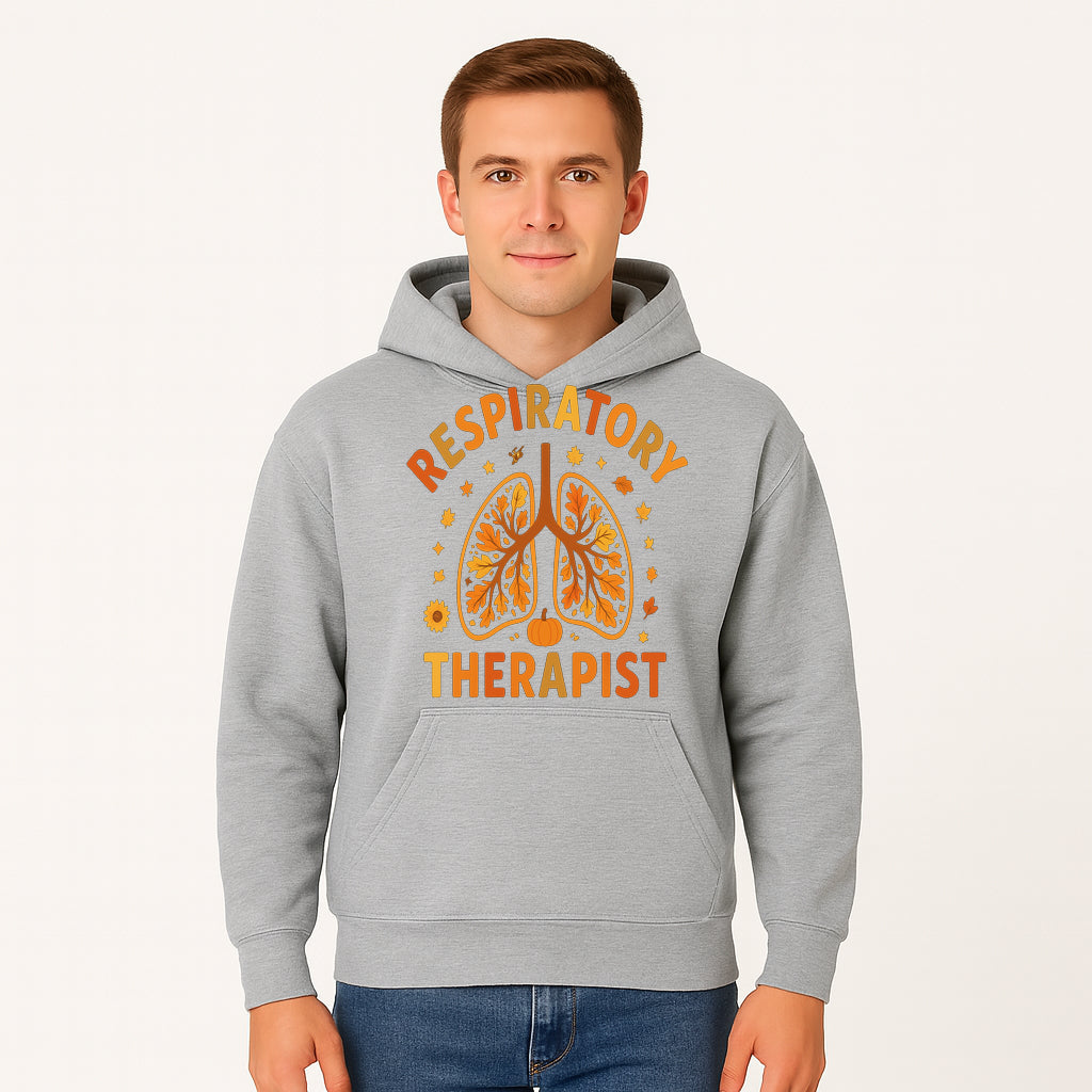 Respiratory Therapist Autumn Decor - Lung Graphic Tee, Fall Themed Gift for Respiratory Care Professionals - Hoodie 1757671939222.jpg