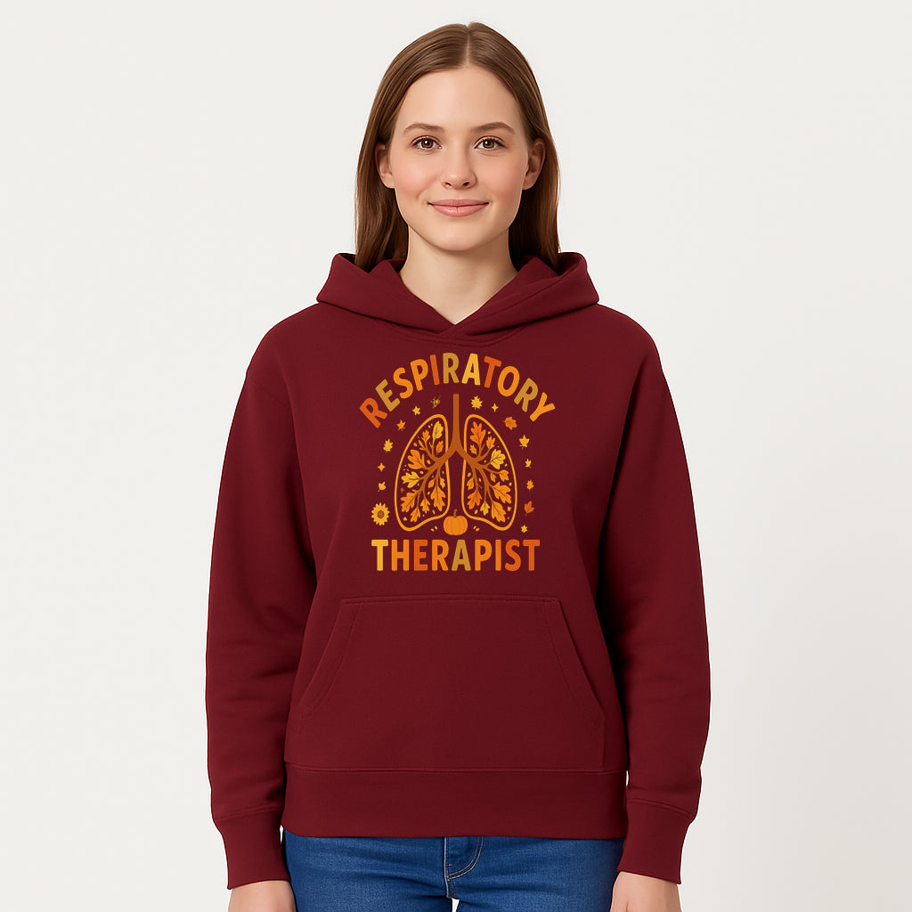 Respiratory Therapist Autumn Decor - Lung Graphic Tee, Fall Themed Gift for Respiratory Care Professionals - Hoodie 1757671939358.jpg