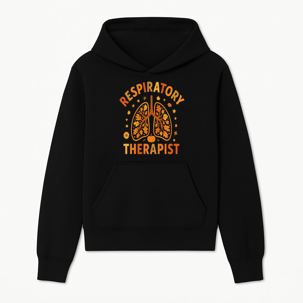 Respiratory Therapist Autumn Decor - Lung Graphic Tee, Fall Themed Gift for Respiratory Care Professionals - Hoodie 1757671940714.jpg