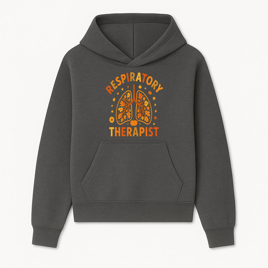 Respiratory Therapist Autumn Decor - Lung Graphic Tee, Fall Themed Gift for Respiratory Care Professionals - Hoodie 1757671940849.jpg