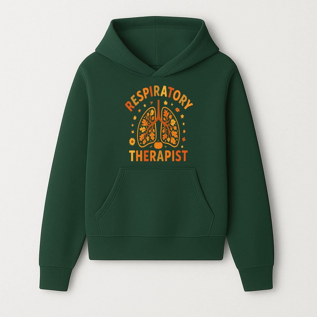 Respiratory Therapist Autumn Decor - Lung Graphic Tee, Fall Themed Gift for Respiratory Care Professionals - Hoodie 1757671941021.jpg