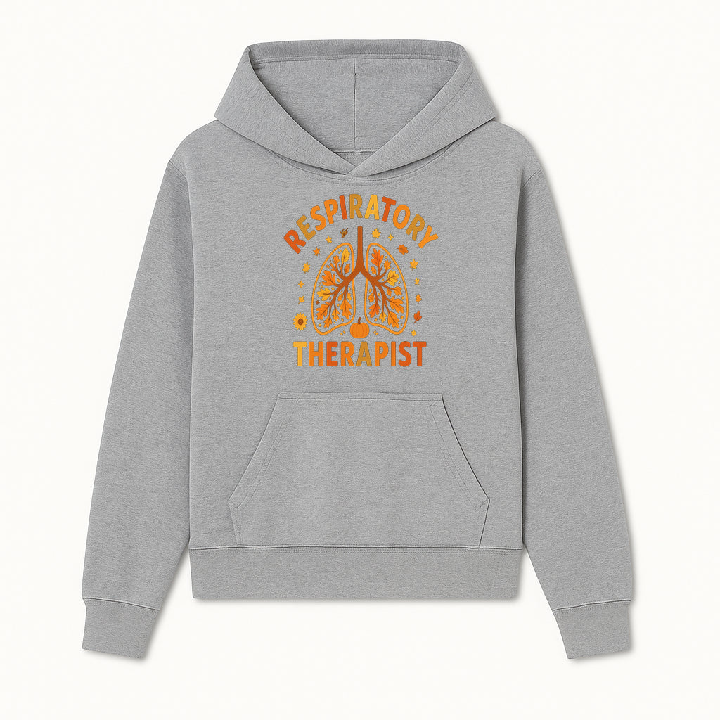 Respiratory Therapist Autumn Decor - Lung Graphic Tee, Fall Themed Gift for Respiratory Care Professionals - Hoodie 1757671941152.jpg