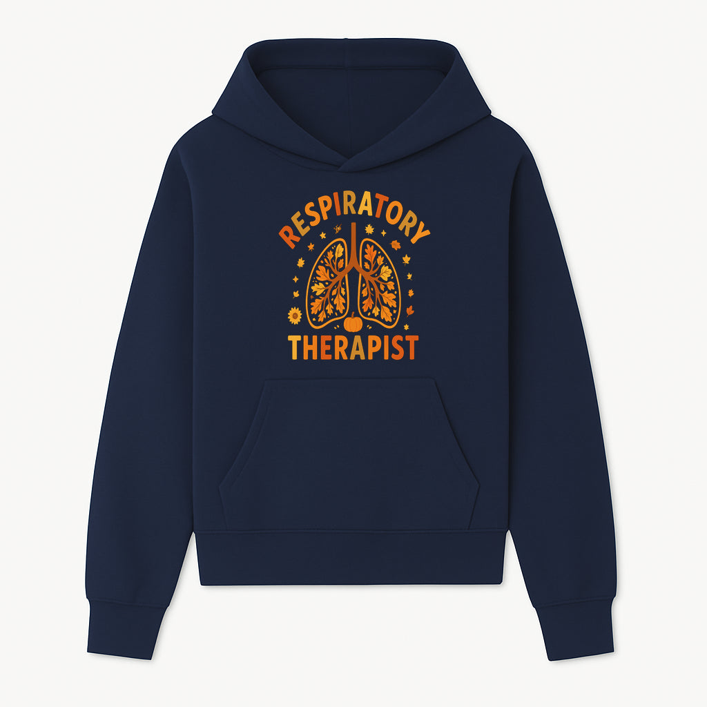 Respiratory Therapist Autumn Decor - Lung Graphic Tee, Fall Themed Gift for Respiratory Care Professionals - Hoodie 1757671941730.jpg