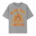 Respiratory Therapist Autumn Decor - Lung Graphic Tee, Fall Themed Gift for Respiratory Care Professionals - T-shirt 1757671945009.jpg