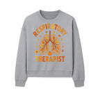 Respiratory Therapist Autumn Decor - Lung Graphic Tee, Fall Themed Gift for Respiratory Care Professionals - Sweatshirt 1757671948123.jpg