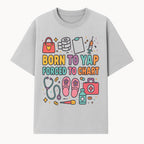 Born to Yap Forced to Chart - Fun Medical Themed Graphic Tee for Nurses, Healthcare Workers, Gifts for Medical Professionals - T-shirt 1757671952624.jpg