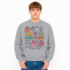 Born to Yap Forced to Chart - Fun Medical Themed Graphic Tee for Nurses, Healthcare Workers, Gifts for Medical Professionals - Sweatshirt 1757671954349.jpg