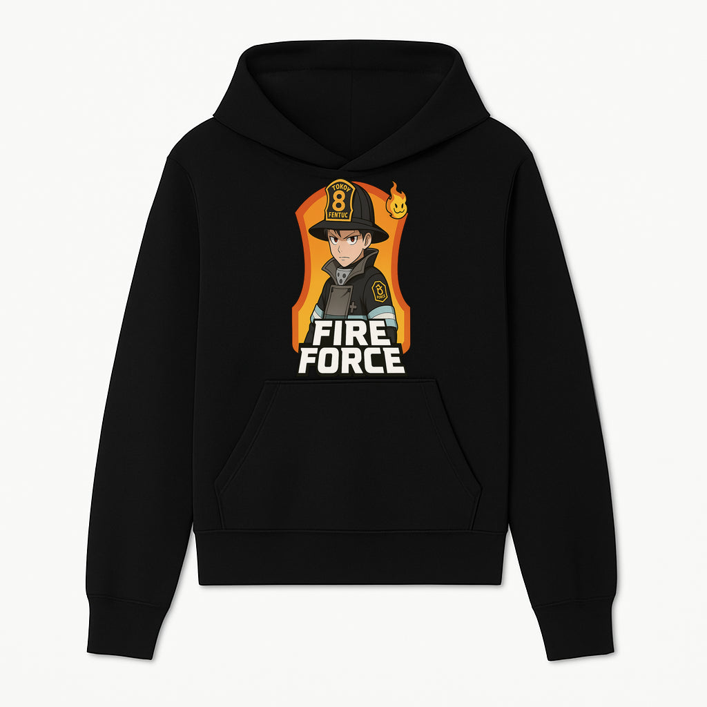 Anime Fire Force Character Art Print - Tokoy 8 Fentuc Firefighter Design for Fans and Collectors, Home Decor, or Gifts - Hoodie 1757912428037.jpg