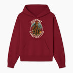 Bigfoot Firefighter T-Shirt | Funny Sasquatch Graphic Tee | Fireman Bigfoot Design | Unique Gift for Firefighters and Nature Lovers - Hoodie 1757912428091.jpg