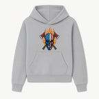 American Skull with Axes and Flames Graphic Tee, Patriotic Skull Design for Men, Edgy Firefighter T-Shirt, Unique Apparel Gift - Hoodie 1757912428388.jpg