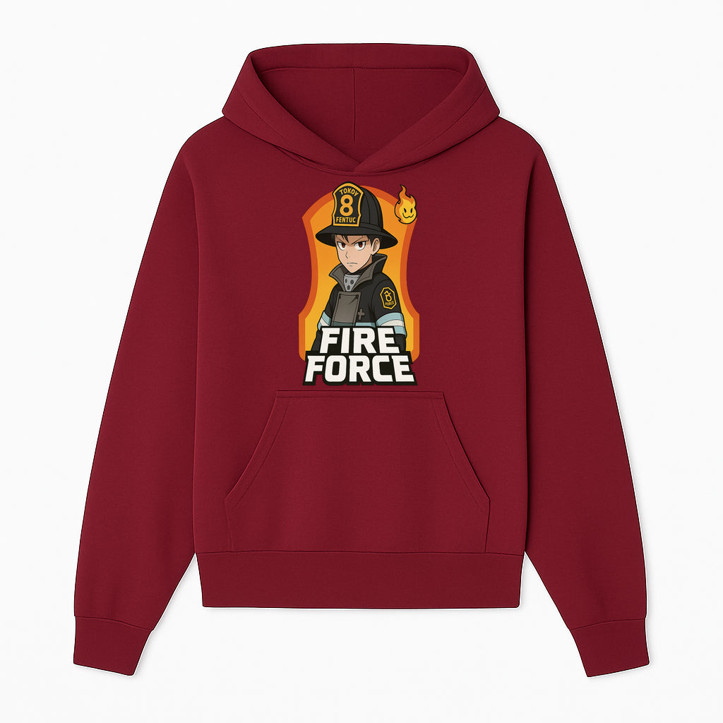 Anime Fire Force Character Art Print - Tokoy 8 Fentuc Firefighter Design for Fans and Collectors, Home Decor, or Gifts - Hoodie 1757912429028.jpg