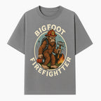 Bigfoot Firefighter T-Shirt | Funny Sasquatch Graphic Tee | Fireman Bigfoot Design | Unique Gift for Firefighters and Nature Lovers - T-shirt 1757912430830.jpg