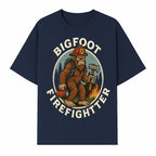 Bigfoot Firefighter T-Shirt | Funny Sasquatch Graphic Tee | Fireman Bigfoot Design | Unique Gift for Firefighters and Nature Lovers - T-shirt 1757912431519.jpg