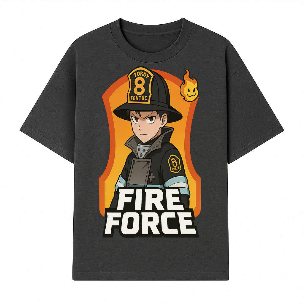 Anime Fire Force Character Art Print - Tokoy 8 Fentuc Firefighter Design for Fans and Collectors, Home Decor, or Gifts - T-shirt 1757912431636.jpg