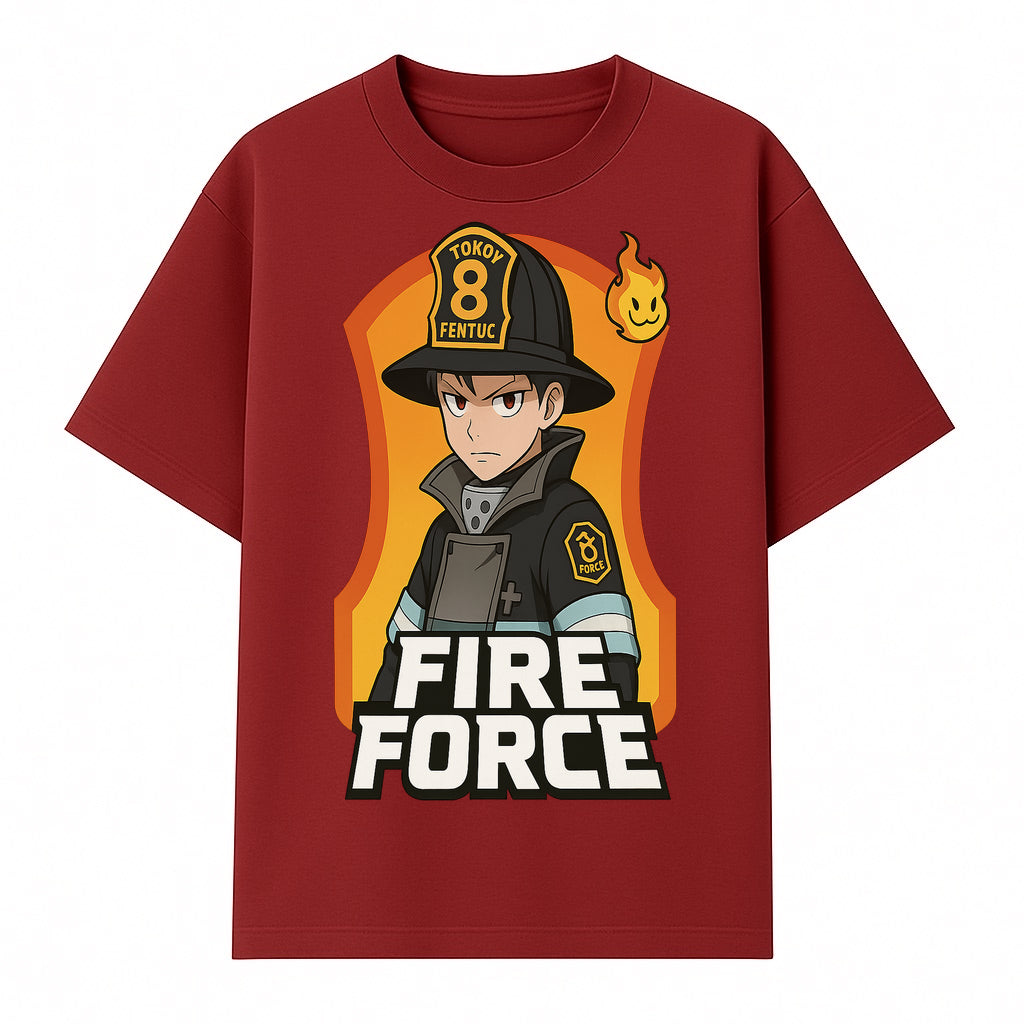 Anime Fire Force Character Art Print - Tokoy 8 Fentuc Firefighter Design for Fans and Collectors, Home Decor, or Gifts - T-shirt 1757912432413.jpg