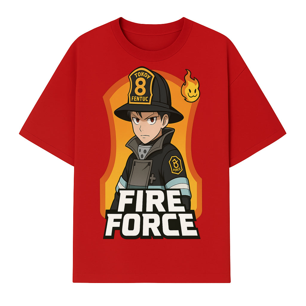 Anime Fire Force Character Art Print - Tokoy 8 Fentuc Firefighter Design for Fans and Collectors, Home Decor, or Gifts - T-shirt 1757912432707.jpg