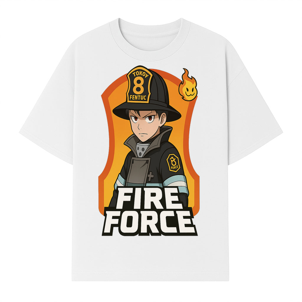 Anime Fire Force Character Art Print - Tokoy 8 Fentuc Firefighter Design for Fans and Collectors, Home Decor, or Gifts - T-shirt 1757912433045.jpg