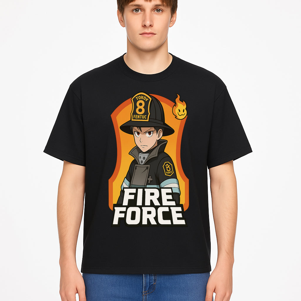 Anime Fire Force Character Art Print - Tokoy 8 Fentuc Firefighter Design for Fans and Collectors, Home Decor, or Gifts - T-shirt 1757912434161.jpg