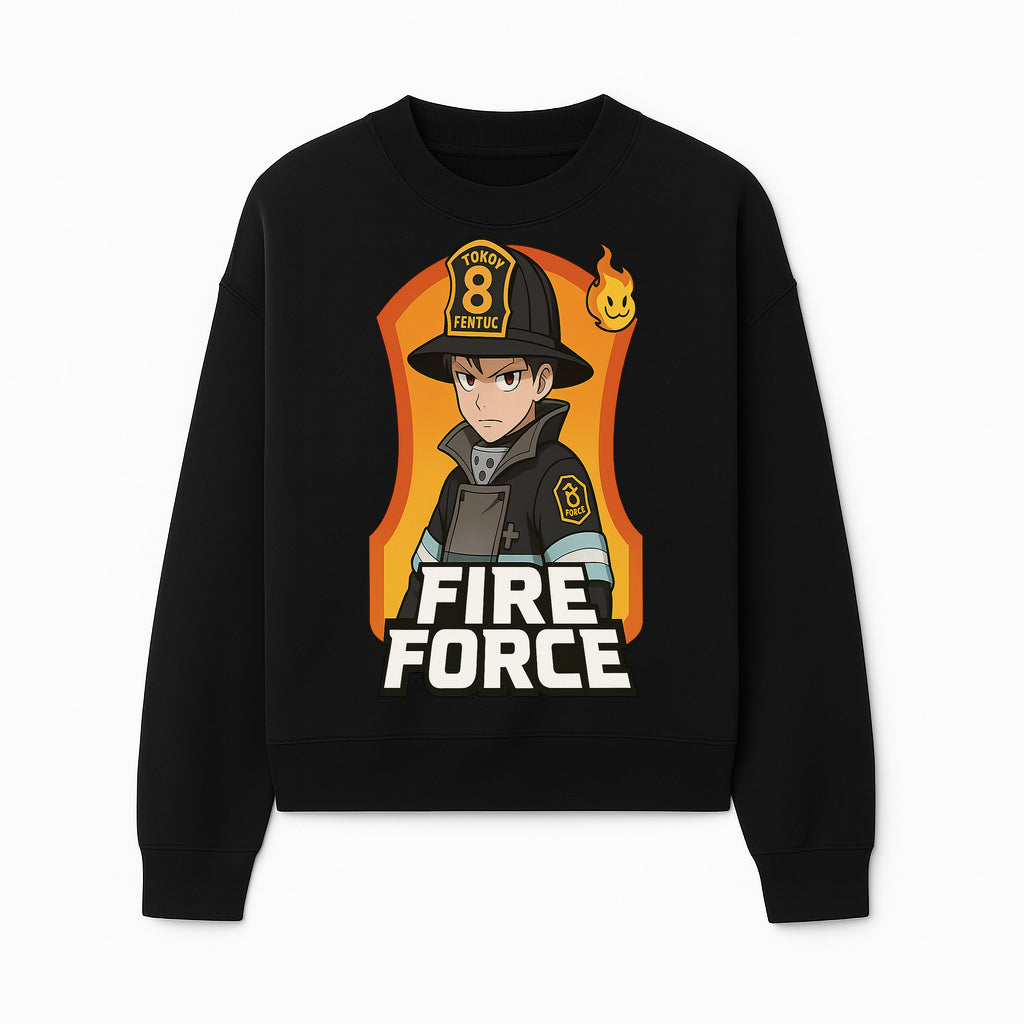 Anime Fire Force Character Art Print - Tokoy 8 Fentuc Firefighter Design for Fans and Collectors, Home Decor, or Gifts - Sweatshirt 1757912434560.jpg