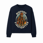 Bigfoot Firefighter T-Shirt | Funny Sasquatch Graphic Tee | Fireman Bigfoot Design | Unique Gift for Firefighters and Nature Lovers - Sweatshirt 1757912434832.jpg