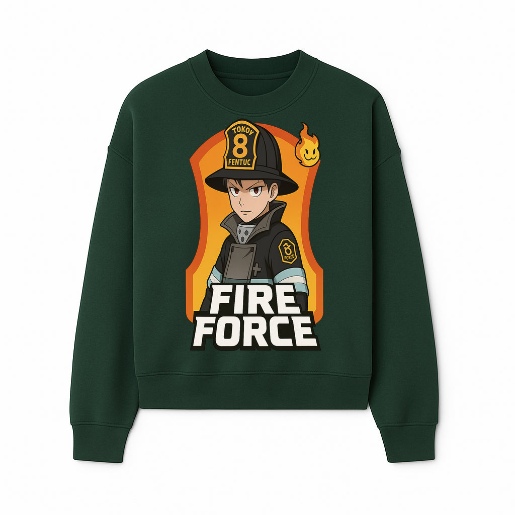 Anime Fire Force Character Art Print - Tokoy 8 Fentuc Firefighter Design for Fans and Collectors, Home Decor, or Gifts - Sweatshirt 1757912434910.jpg