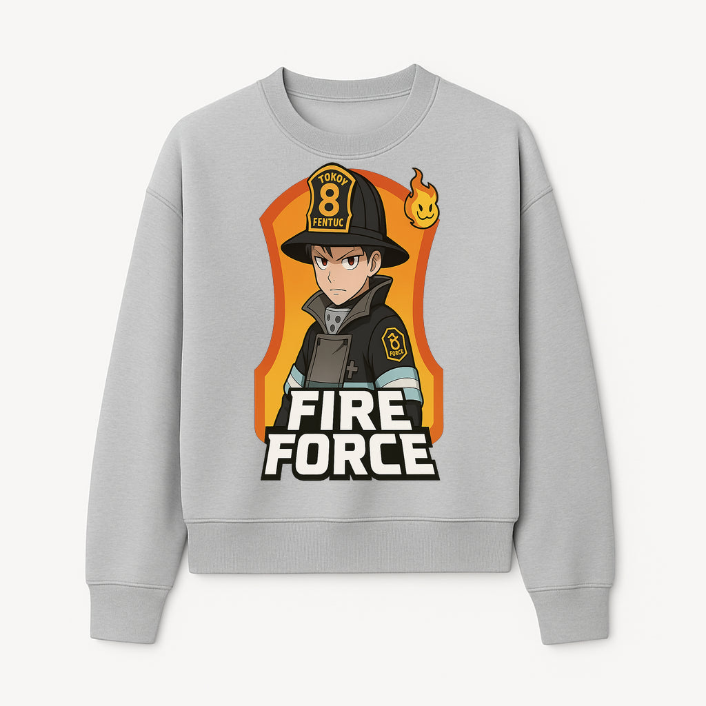 Anime Fire Force Character Art Print - Tokoy 8 Fentuc Firefighter Design for Fans and Collectors, Home Decor, or Gifts - Sweatshirt 1757912435067.jpg