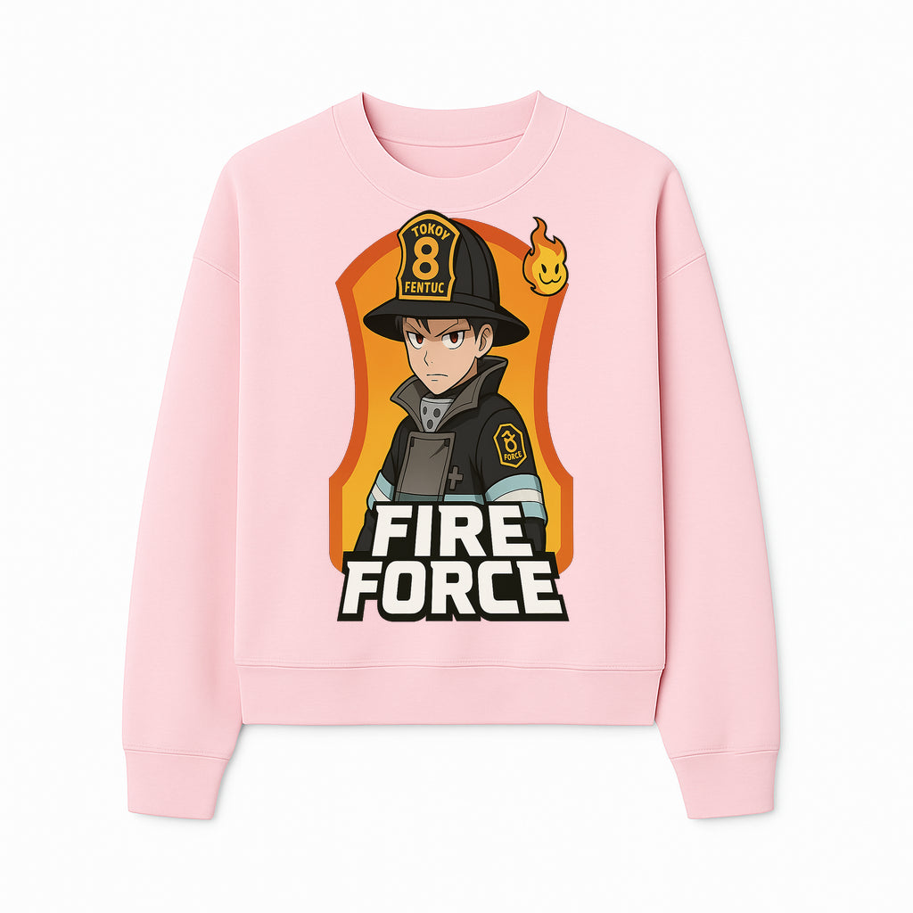 Anime Fire Force Character Art Print - Tokoy 8 Fentuc Firefighter Design for Fans and Collectors, Home Decor, or Gifts - Sweatshirt 1757912435346.jpg