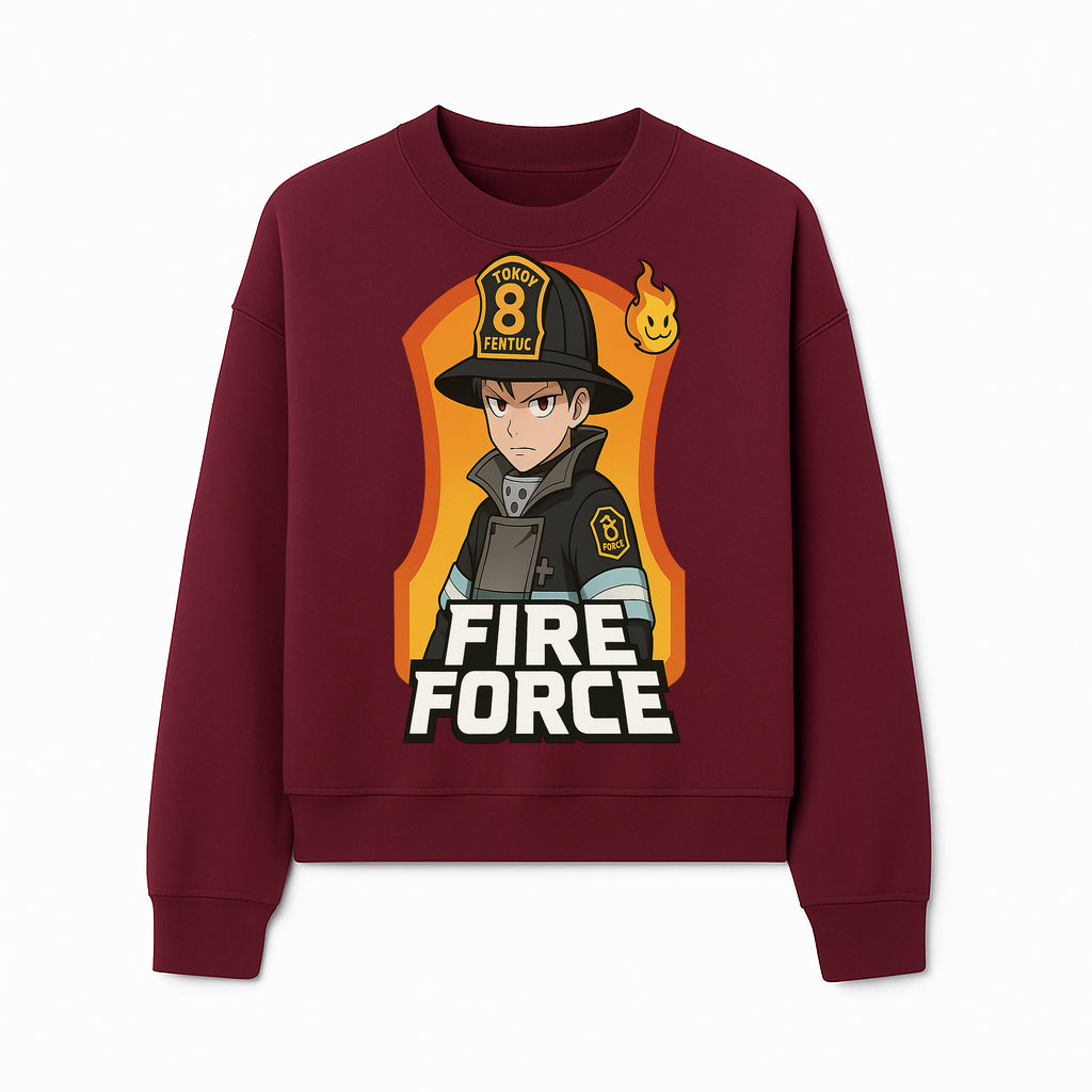 Anime Fire Force Character Art Print - Tokoy 8 Fentuc Firefighter Design for Fans and Collectors, Home Decor, or Gifts - Sweatshirt 1757912435534.jpg