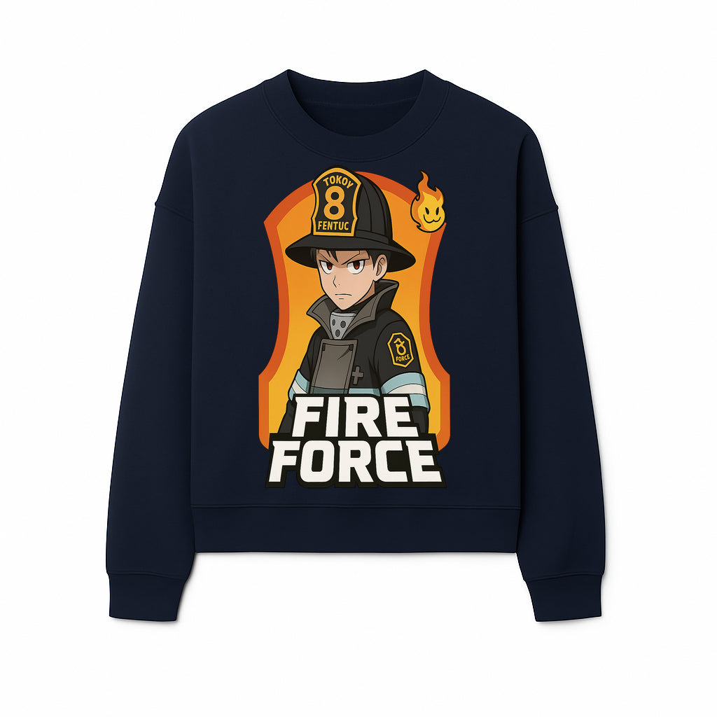 Anime Fire Force Character Art Print - Tokoy 8 Fentuc Firefighter Design for Fans and Collectors, Home Decor, or Gifts - Sweatshirt 1757912435676.jpg