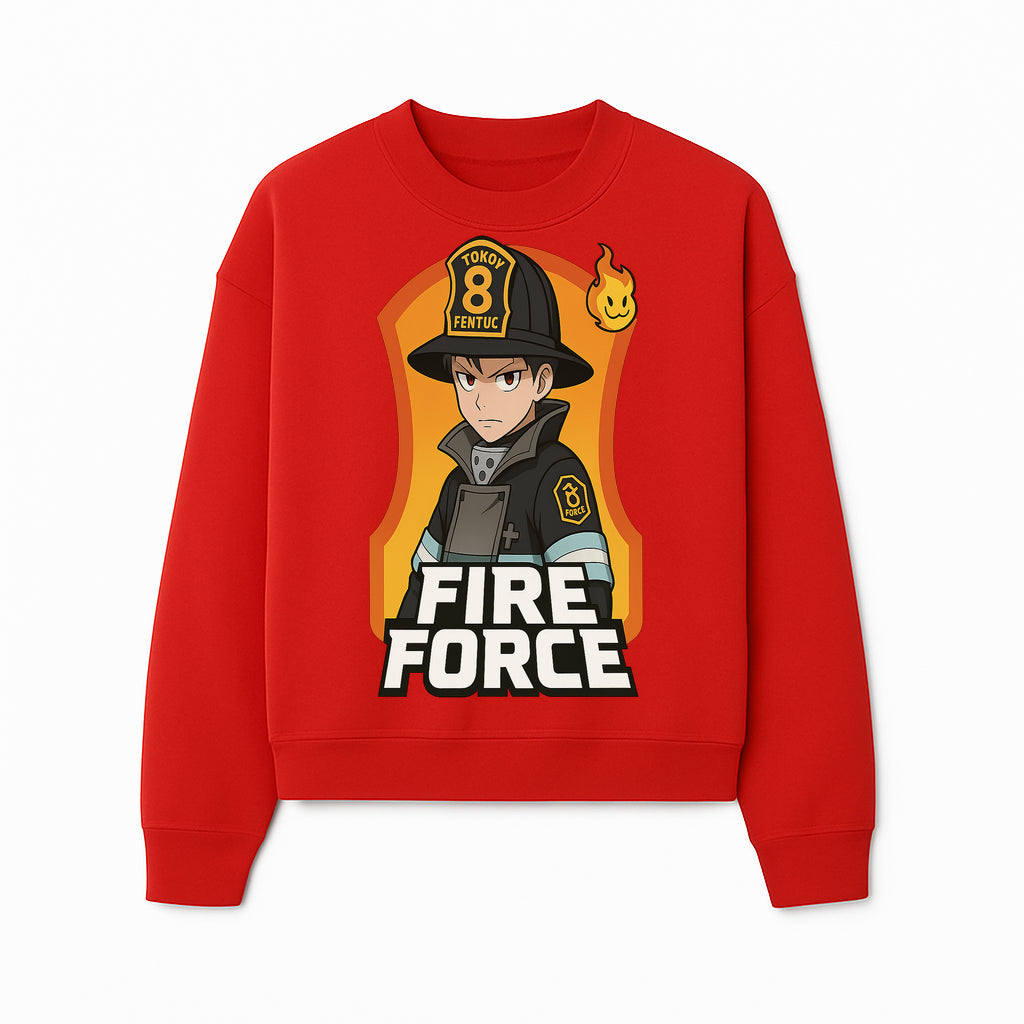 Anime Fire Force Character Art Print - Tokoy 8 Fentuc Firefighter Design for Fans and Collectors, Home Decor, or Gifts - Sweatshirt 1757912435835.jpg
