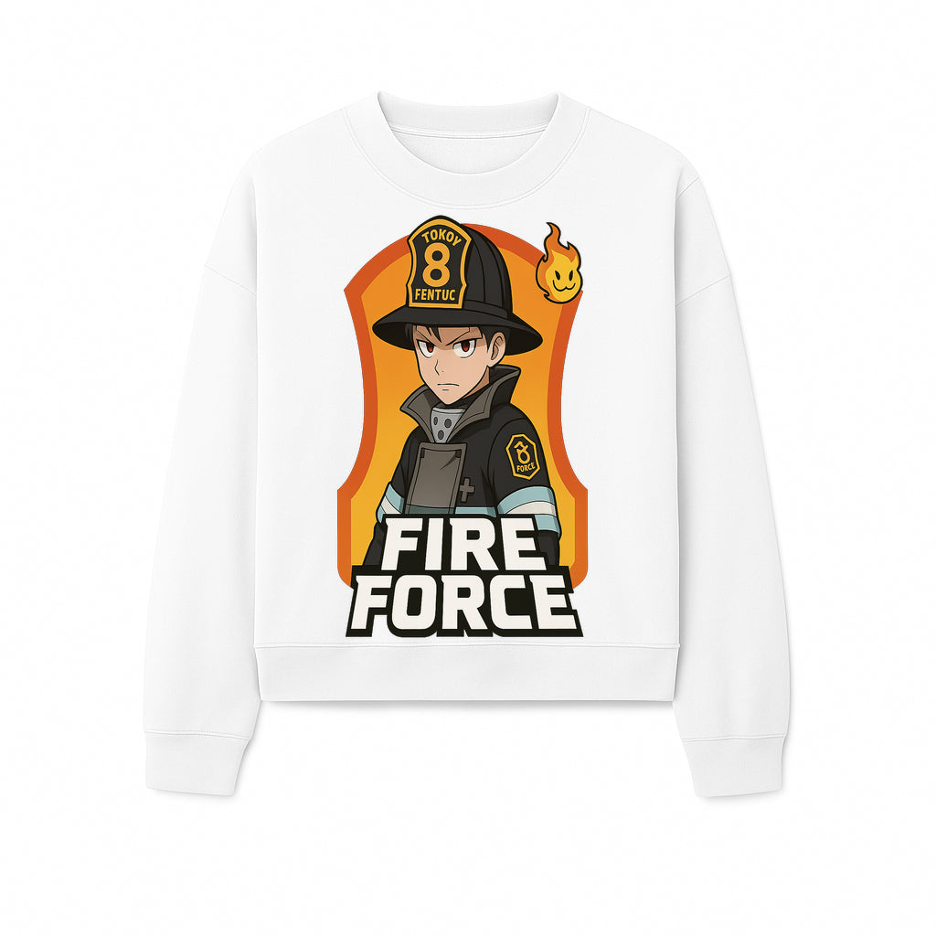 Anime Fire Force Character Art Print - Tokoy 8 Fentuc Firefighter Design for Fans and Collectors, Home Decor, or Gifts - Sweatshirt 1757912436115.jpg