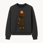 Adorable Firefighter Cat Figurine with Hat and Hose, Cute Home Decor for Cat Lovers, Kids, or Animal Enthusiasts - Sweatshirt 1757912437545.jpg