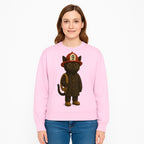 Adorable Firefighter Cat Figurine with Hat and Hose, Cute Home Decor for Cat Lovers, Kids, or Animal Enthusiasts - Sweatshirt 1757912440310.jpg