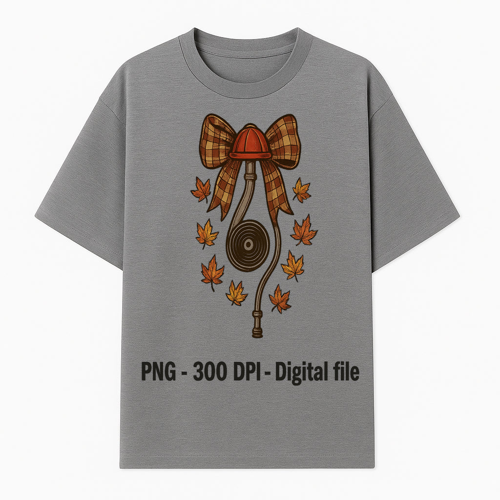 Autumn Harvest Digital Download - Vintage Bow and Leaves PNG File, Fall Decor, 300 DPI Artwork for DIY Projects and Crafts - T-shirt 1757912461458.jpg