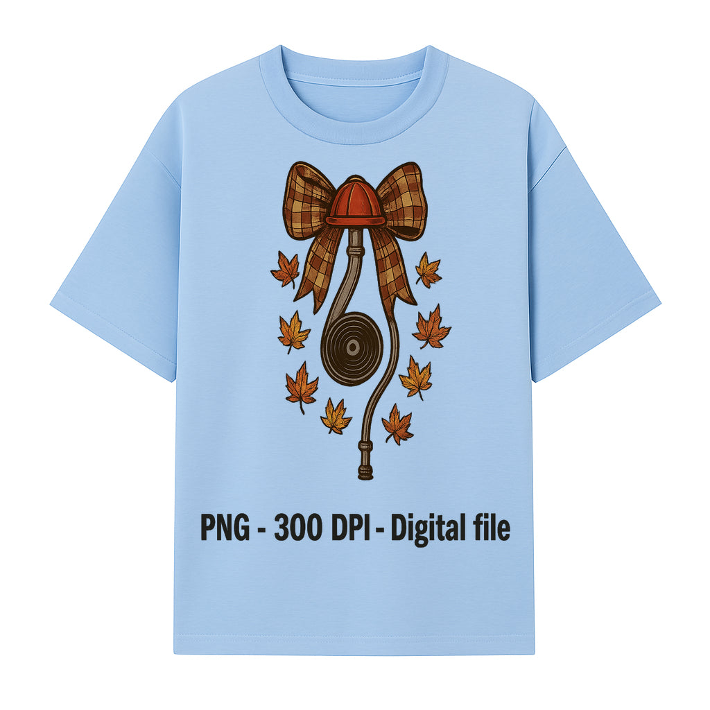 Autumn Harvest Digital Download - Vintage Bow and Leaves PNG File, Fall Decor, 300 DPI Artwork for DIY Projects and Crafts - T-shirt 1757914243327.jpg