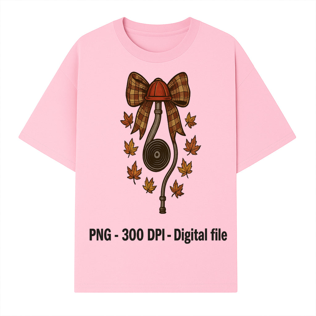 Autumn Harvest Digital Download - Vintage Bow and Leaves PNG File, Fall Decor, 300 DPI Artwork for DIY Projects and Crafts - T-shirt 1757914243500.jpg