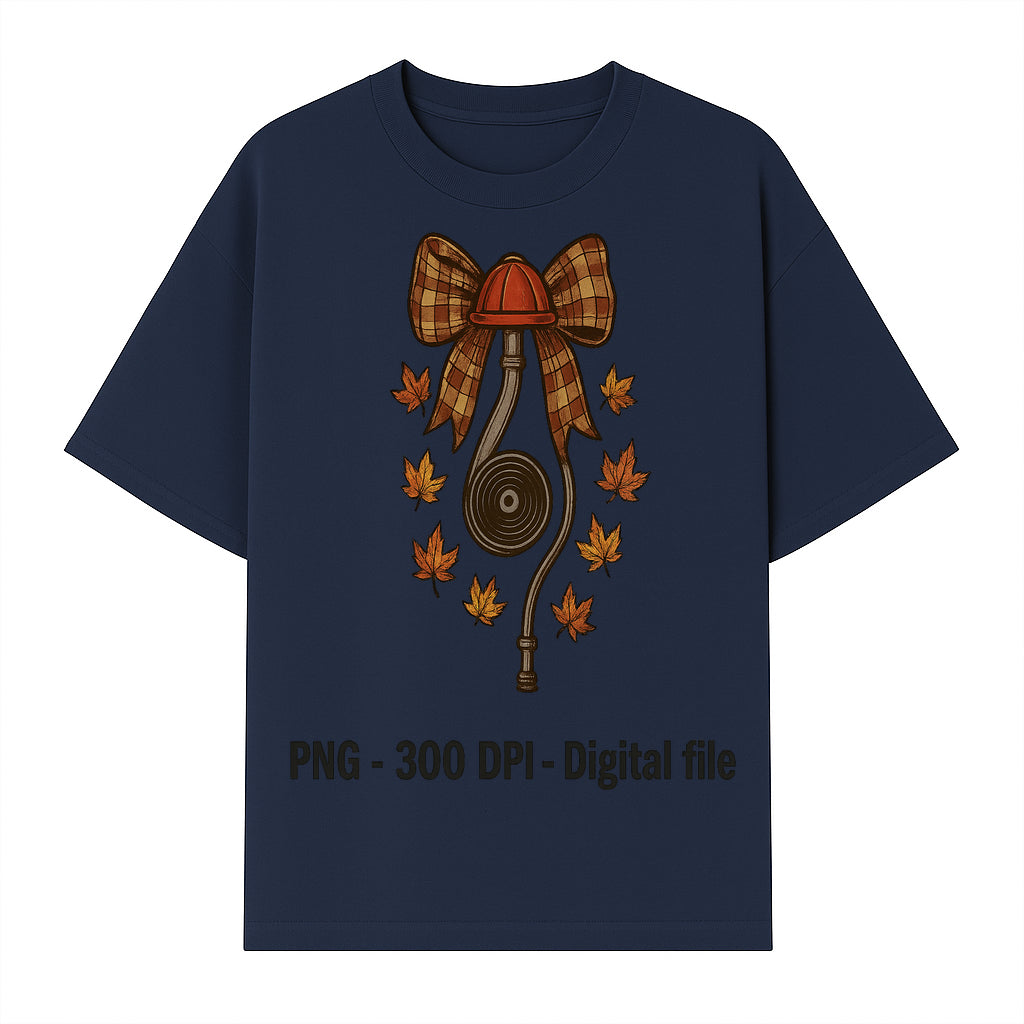 Autumn Harvest Digital Download - Vintage Bow and Leaves PNG File, Fall Decor, 300 DPI Artwork for DIY Projects and Crafts - T-shirt 1757914243798.jpg