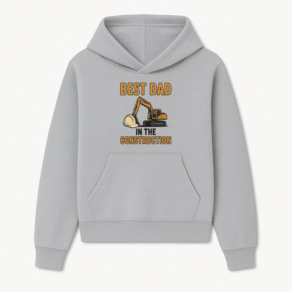 Best Dad in Construction T-Shirt with Excavator and Hard Hat Graphic, Perfect Gift for Construction Workers and Father's Day - Hoodie 1757918420488.jpg