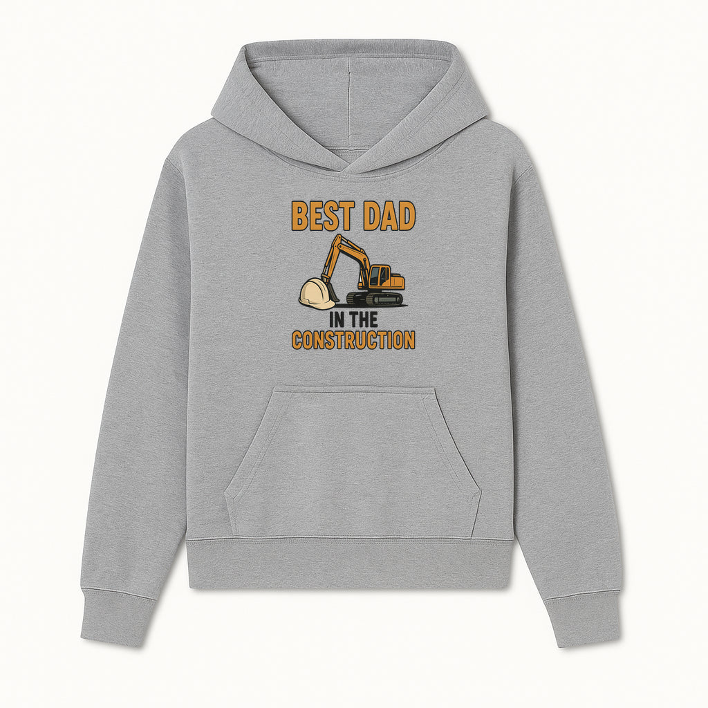 Best Dad in Construction T-Shirt with Excavator and Hard Hat Graphic, Perfect Gift for Construction Workers and Father's Day - Hoodie 1757918421125.jpg