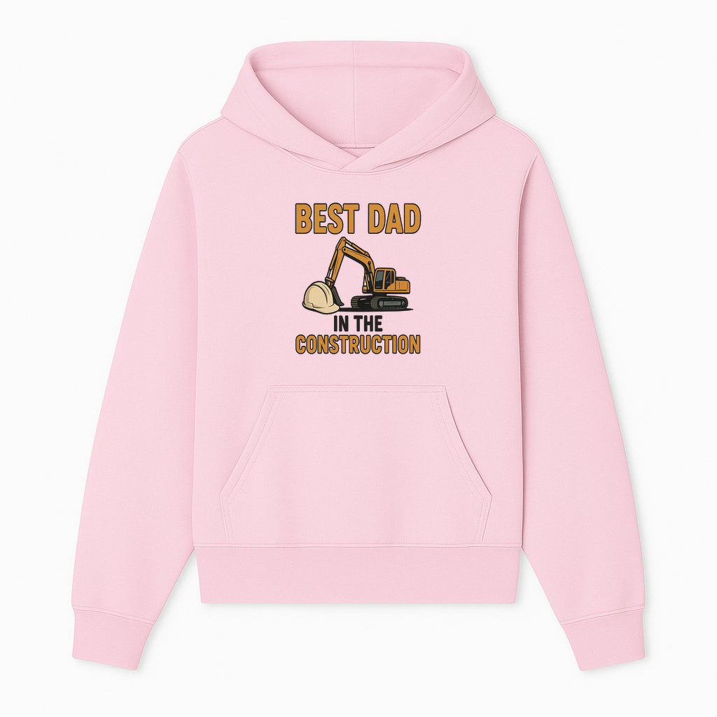 Best Dad in Construction T-Shirt with Excavator and Hard Hat Graphic, Perfect Gift for Construction Workers and Father's Day - Hoodie 1757918421472.jpg