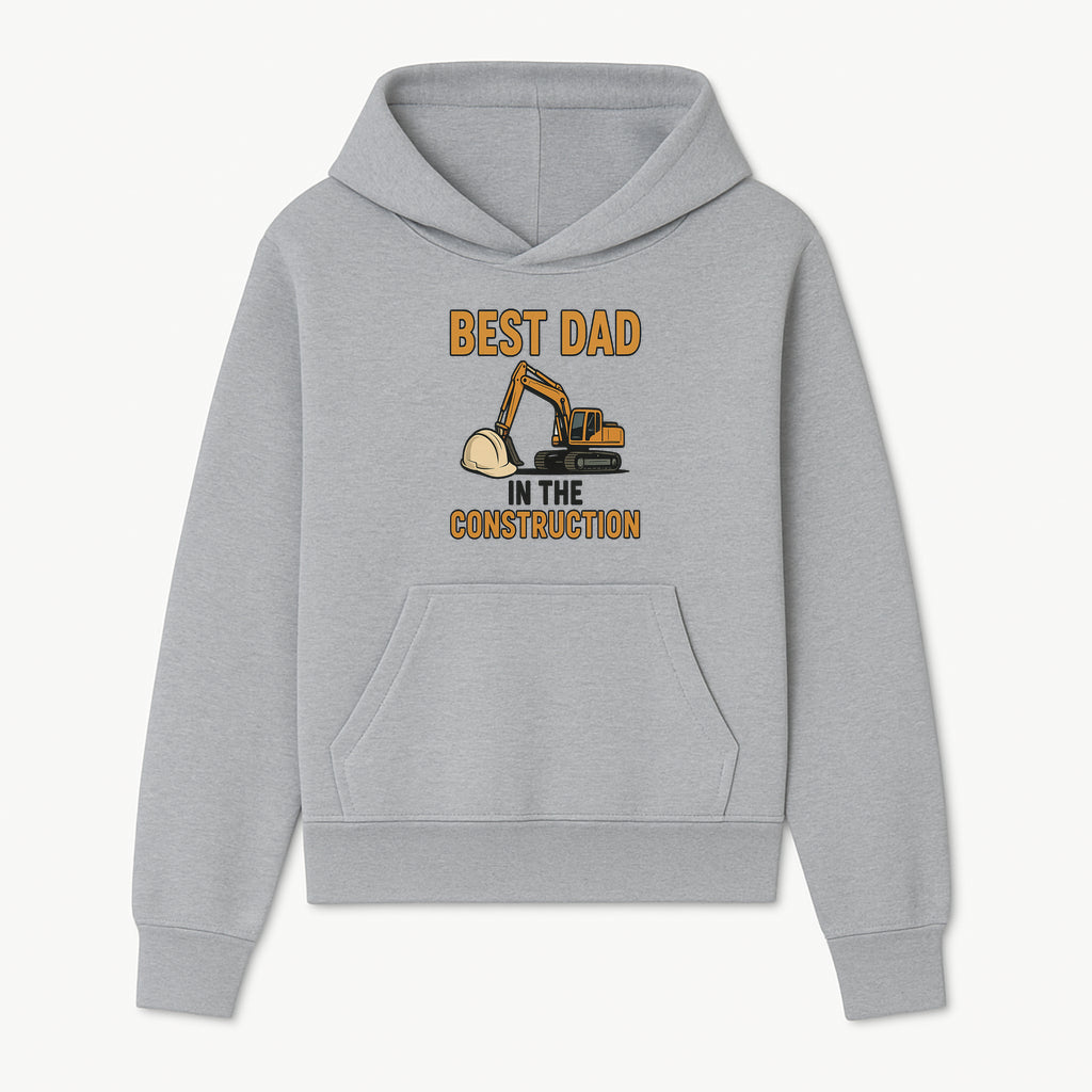 Best Dad in Construction T-Shirt with Excavator and Hard Hat Graphic, Perfect Gift for Construction Workers and Father's Day - Hoodie 1757918422056.jpg