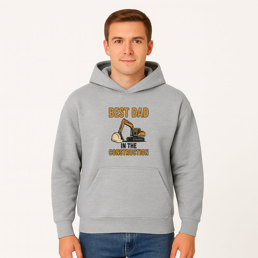 Best Dad in Construction T-Shirt with Excavator and Hard Hat Graphic, Perfect Gift for Construction Workers and Father's Day - Hoodie 1757918423360.jpg