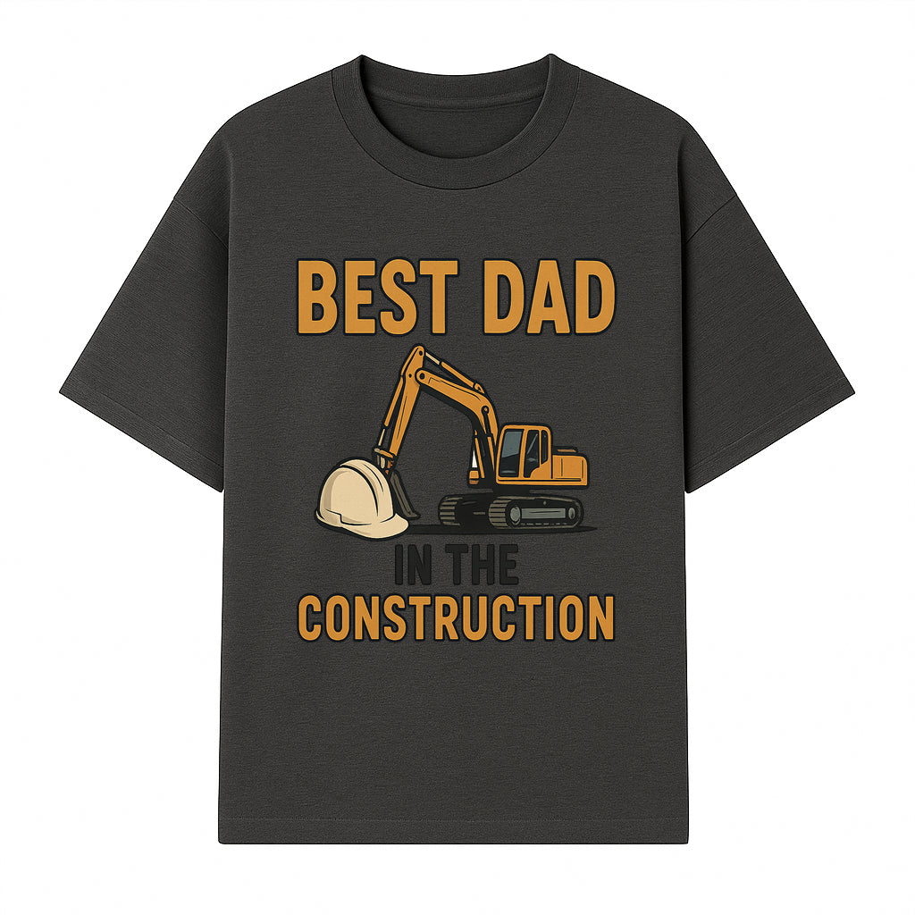 Best Dad in Construction T-Shirt with Excavator and Hard Hat Graphic, Perfect Gift for Construction Workers and Father's Day - T-shirt 1757918424007.jpg