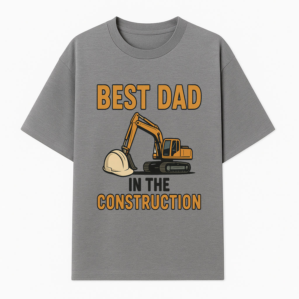 Best Dad in Construction T-Shirt with Excavator and Hard Hat Graphic, Perfect Gift for Construction Workers and Father's Day - T-shirt 1757918424325.jpg